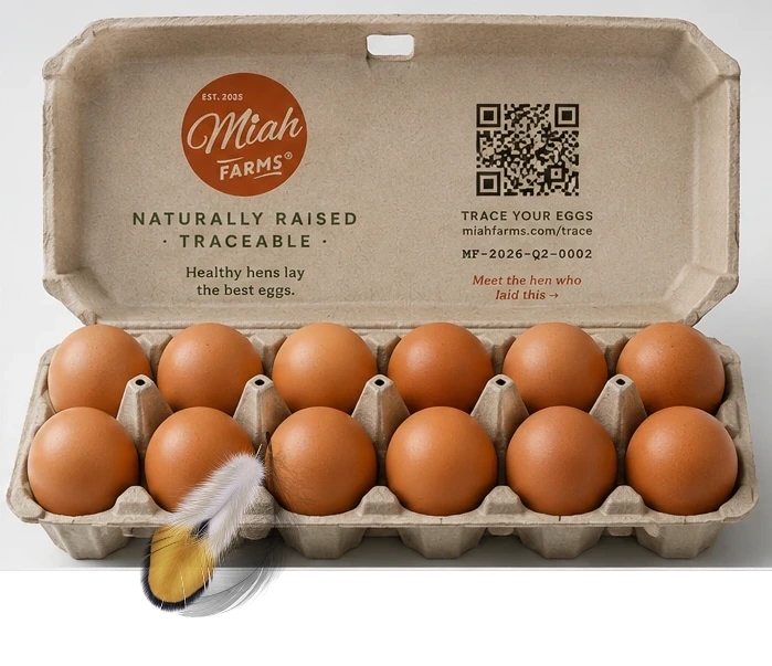 Half Tray of 15 — Naturally Raised Eggs
